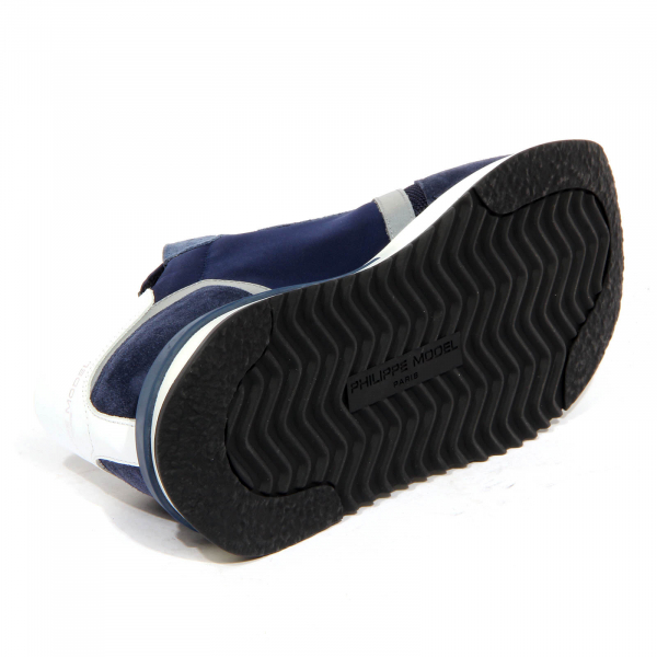 H9075 sneaker uomo PHILIPPE MODEL TROPEZ man shoes blue