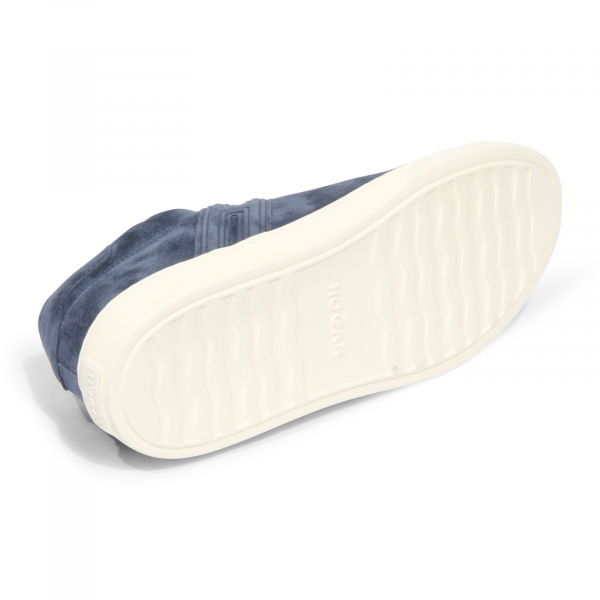I0021 sneaker uomo HOGAN H365 man suede shoes blue