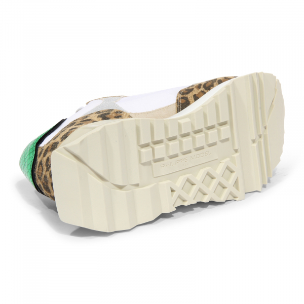 I0124 sneaker donna PHILIPPE MODEL LA RUE woman vintage effect shoes