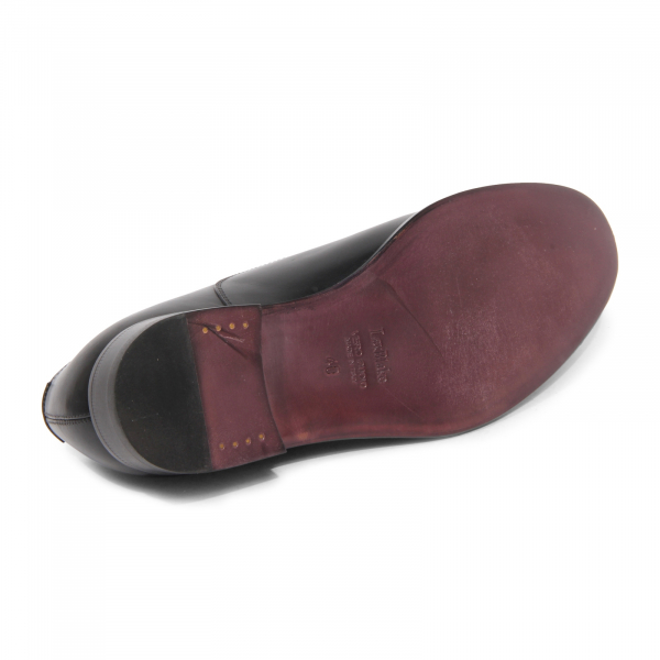 I0406 scarpa allacciata uomo CARACCIOLO man shoes black