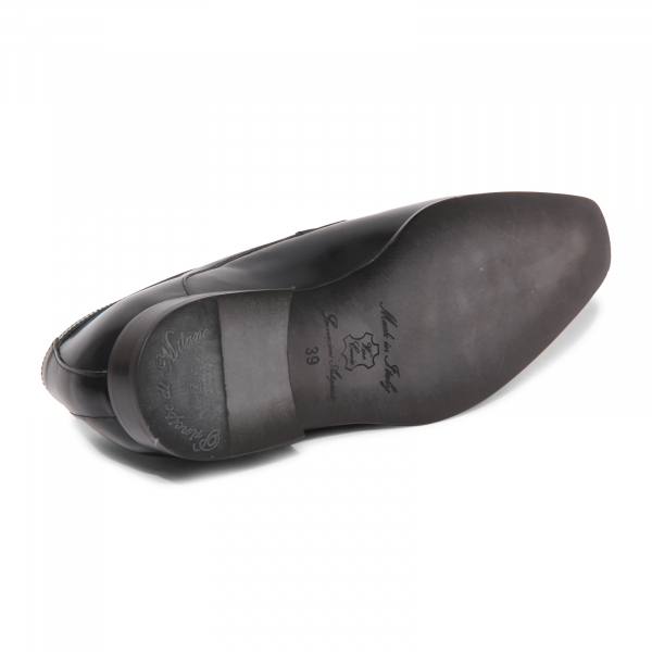 I0657 scarpa allacciata uomo PRINCIPE DI MILANO man shoes black