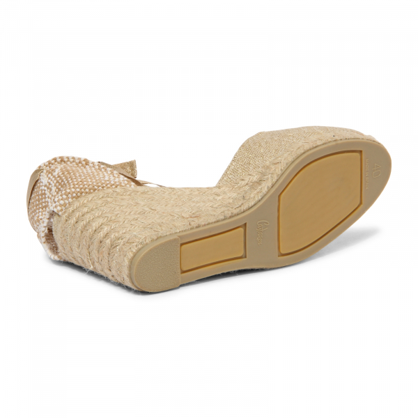 I0987 espadrillas zeppa donna CASTAÑER CARINA woman glitter shoes