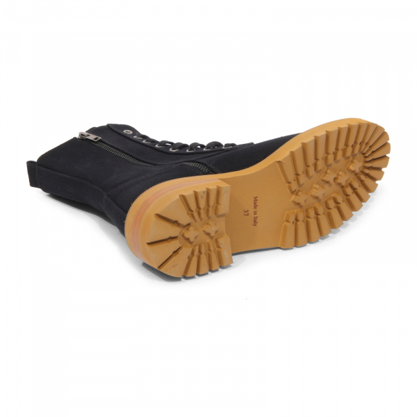 I1280 anfibio canvas donna VIA ROMA 15 woman boots