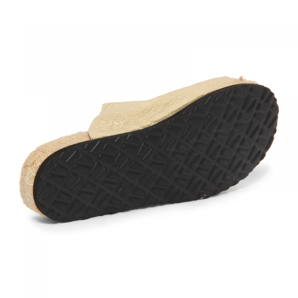I1284 ciabatta donna MANEBI woman metallic slippers