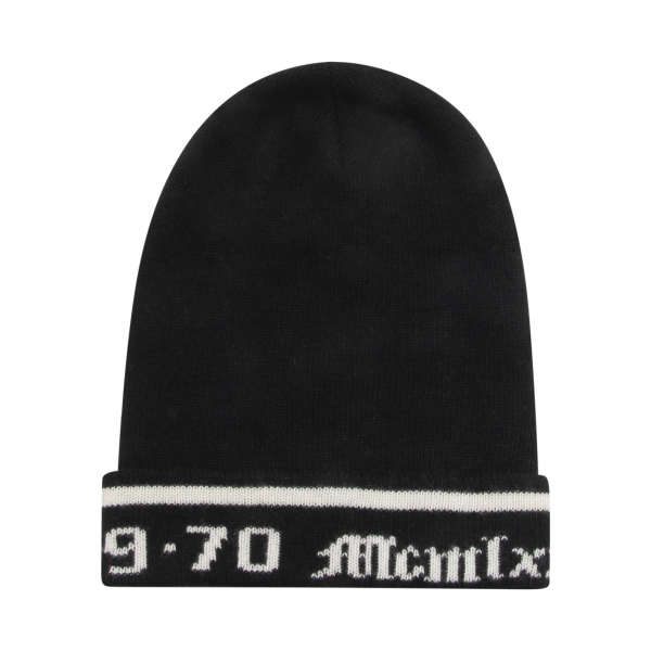 CUFFIA UOMO 1970 SEVENTY MAN BEANIE BLACK