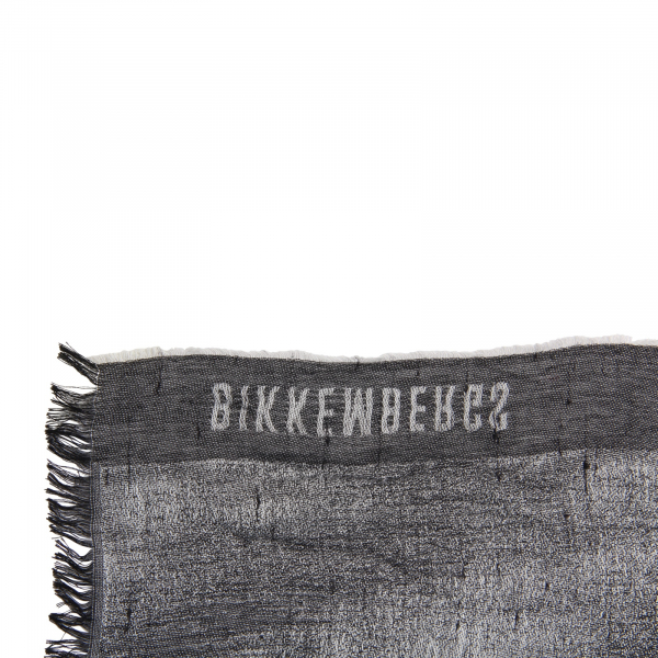 I1875 sciarpa uomo NO BRAND man scarf black/white