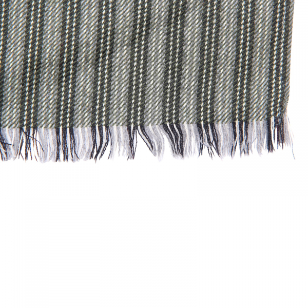 I2163 sciarpa uomo NO BRAND man 69X171 CM scarf green/gray