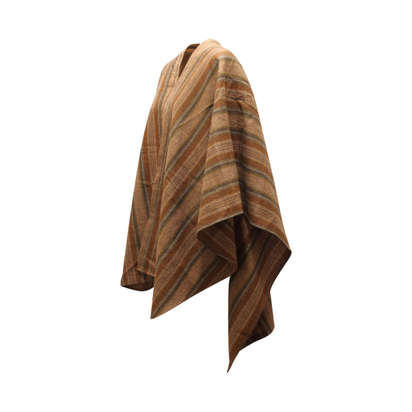 I3337 scialle donna NO BRAND woman shawl brown/green