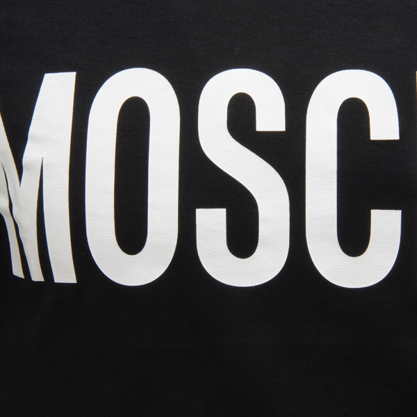 I3478 MAGLIA UOMO MOSCHINO COUTURE MAN T-SHIRT BLACK