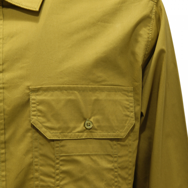 I3531 CAMICIA UOMO NEIL BARRETT MAN OVERSIZE FIT OVERSHIRT GREEN