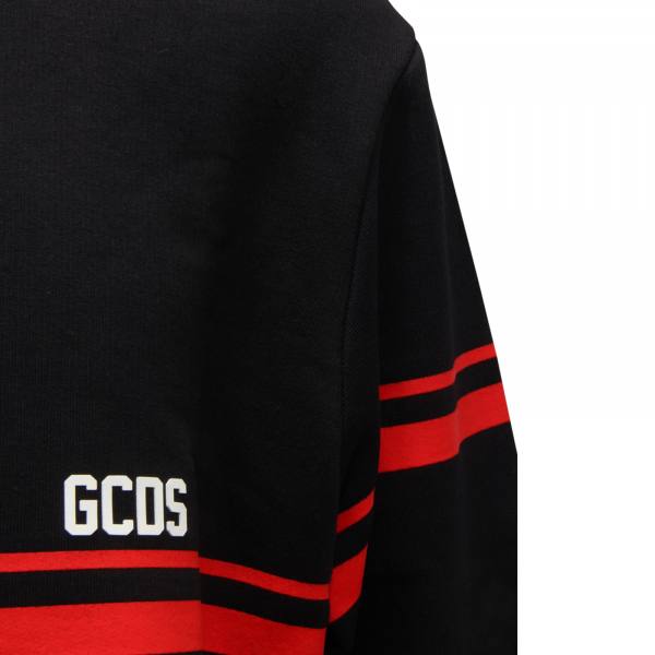 I4134 FELPA UOMO GCDS MAN SWEATSHIRT BLACK
