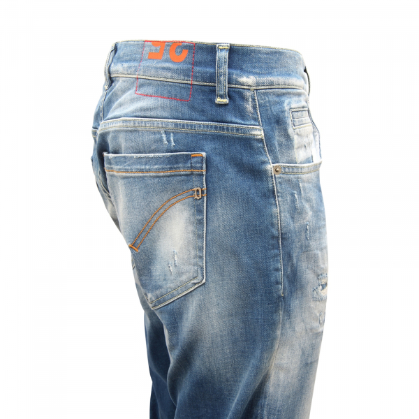 I4395 JEANS UOMO DONDUP GEORGE SKINNY FIT MAN TROUSERS