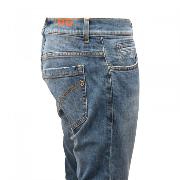 I4418 JEANS UOMO DONDUP GEORGE SKINNY FIT MAN TROUSERS