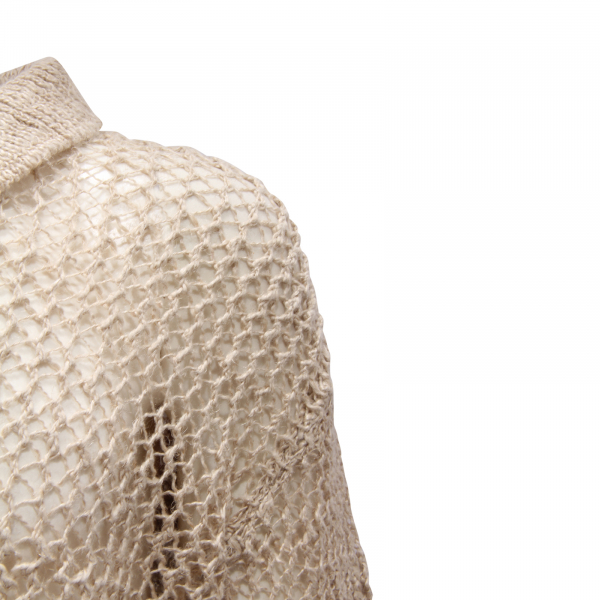 I4460 POLO UOMO AMARÁNTO MAN LINEN PERFORATED POLO