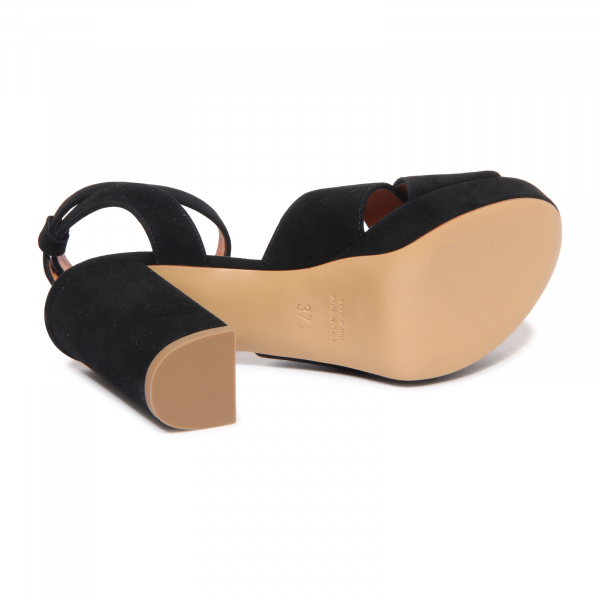 I4547 SANDALO DONNA VIA ROMA 15 WOMAN SUEDE SANDAL