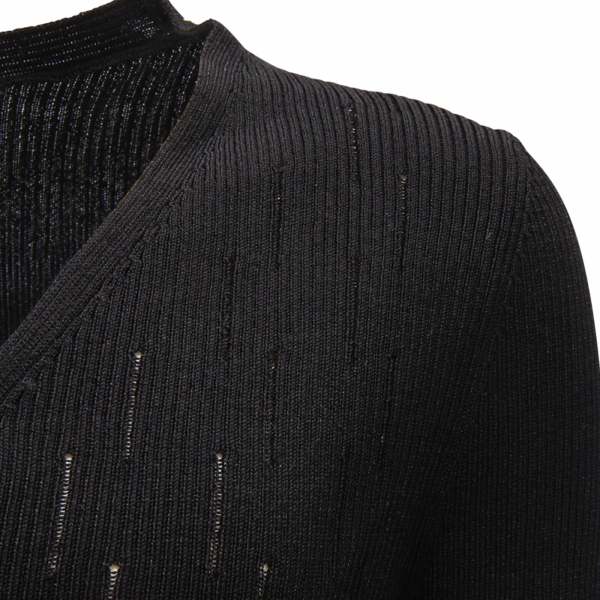 I4800 MAGLIONE UOMO LARDINI MAN V-NECK COTTON BLEND SWEATER