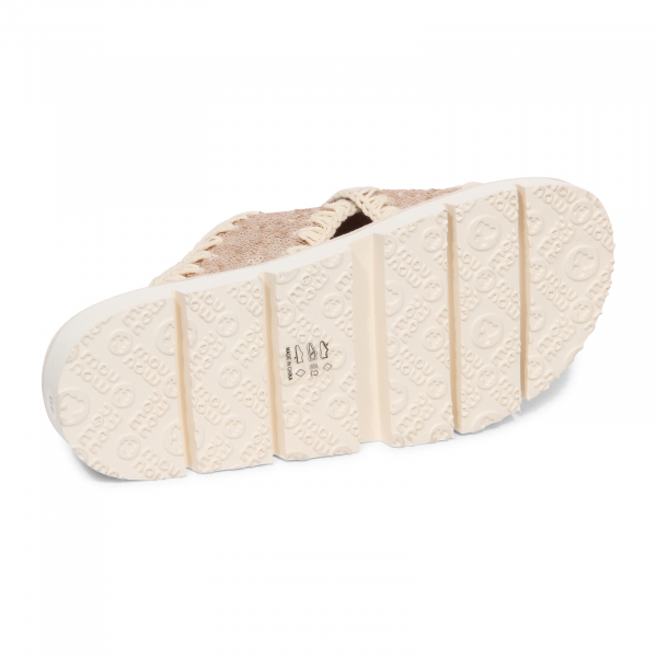I5218 CIABATTA DONNA MOU CRISS-CROSS WOMAN PAILLETTES SANDAL