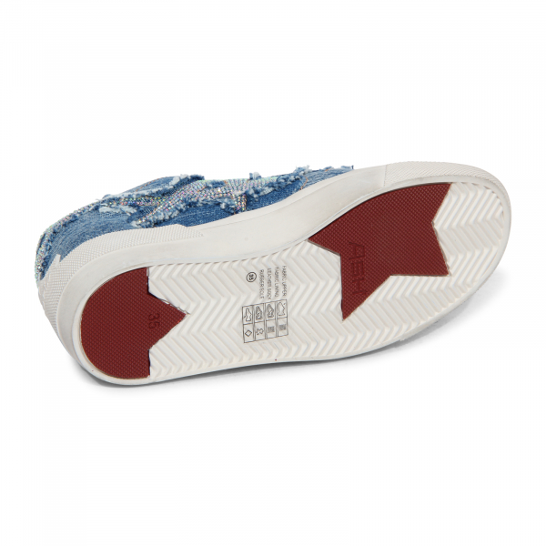 I5248 SNEAKER DONNA ASH MALIBU WOMAN DENIM SHOES