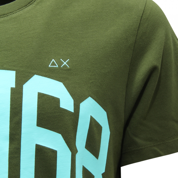 I5511 MAGLIA UOMO SUN 68 MAN T-SHIRT GREEN