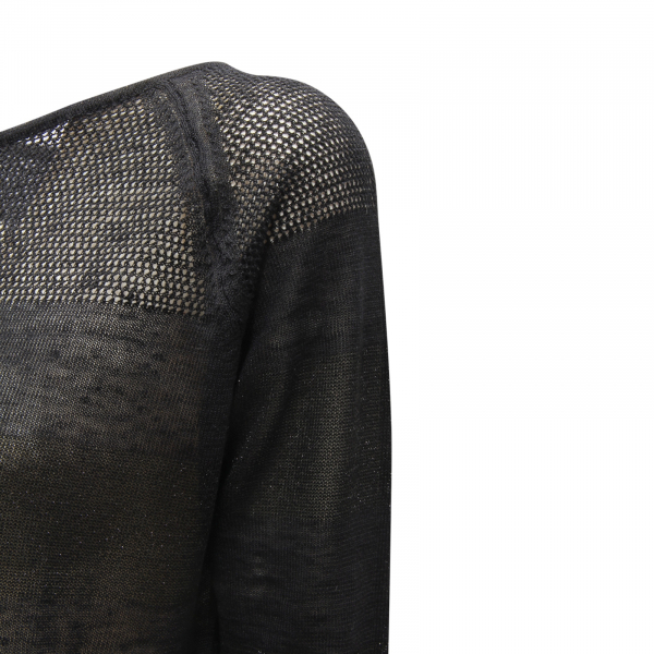 I6565 MAGLIA MANICA 3/4 DONNA CALATURA WOMAN LUREX T-SHIRT