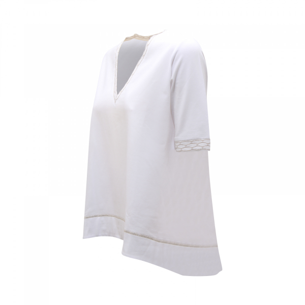 I6647 MAGLIA DONNA D. EXTERIOR WOMAN LUREX T-SHIRT