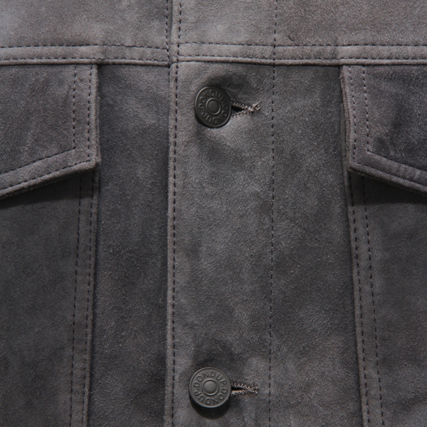 I6833 GIUBBOTTO UOMO DONDUP TRUCKER MAN SUEDE JACKET