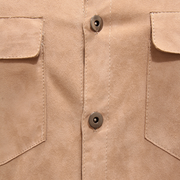 I6857 GIACCA CAMICIA UOMO D'ANIELLO TAYLOR MAN SUEDE JACKET