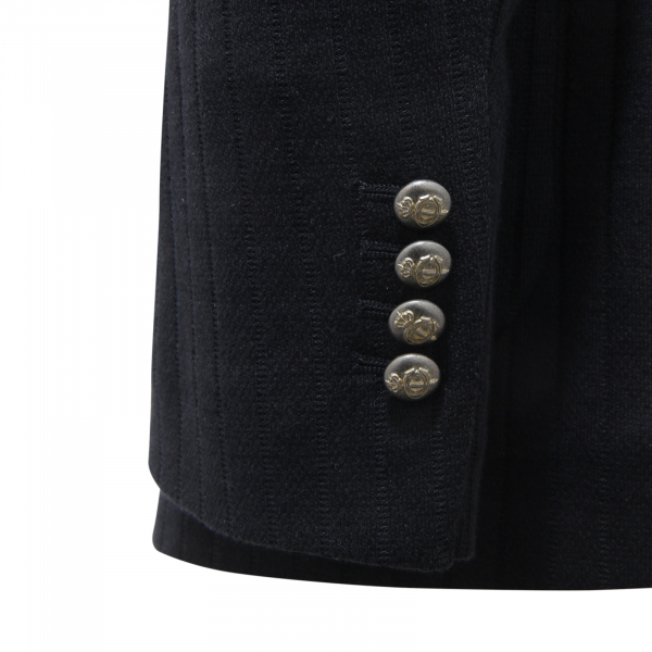 GIACCA DOPPIOPETTO UOMO CIRCOLO MAN LINEN/COTTON JACKET BLACK