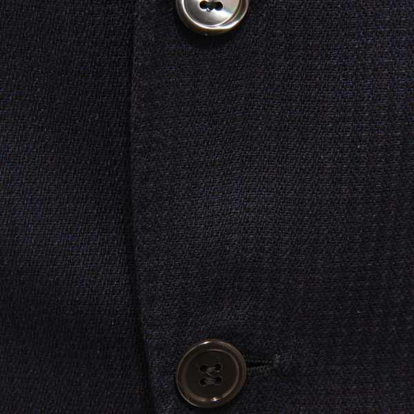 I6898 GIACCA UOMO GABO NAPOLI MAN WOOL/SILK TEXURED JACKET BLUE