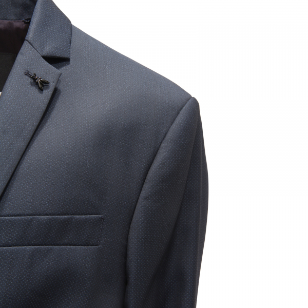 I6926 GIACCA UOMO PATRIZIA PEPE SLIM MAN MICRO SQUARE JACKET BLUE