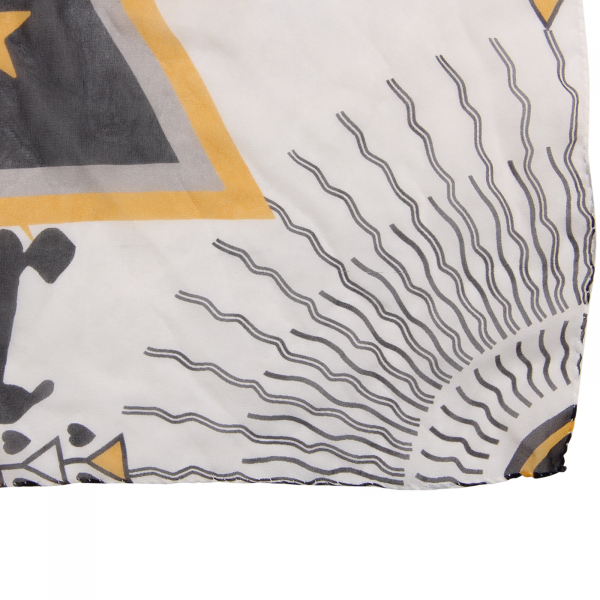 I7422 FOULARD DONNA CYCLE WOMAN SILK 80X84 CM SCARF