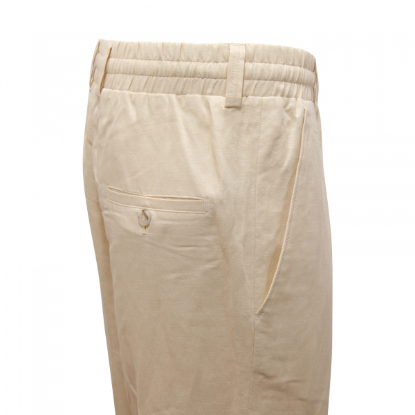 I7541 PANTALONE UOMO PATRIZIA PEPE MAN LINEN MIX TROUSERS