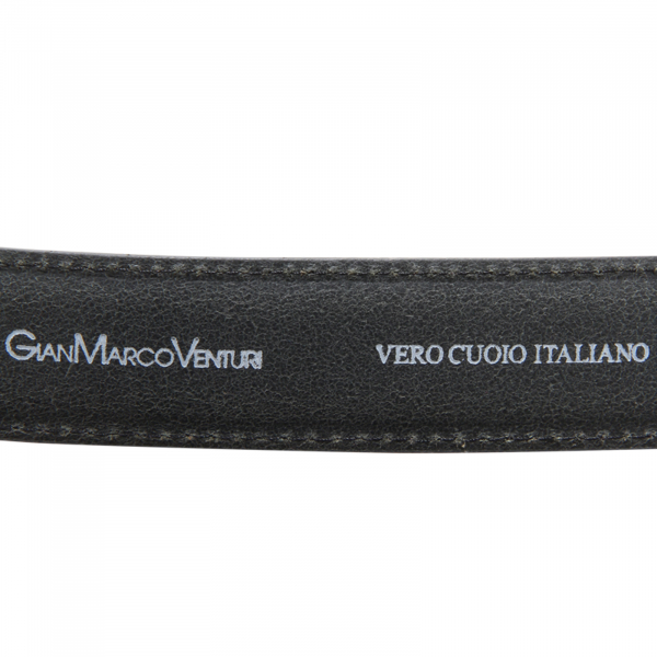 I7712 CINTURA UOMO GIANMARCO VENTURI MAN VINTAGE EFFECT BELT DARK GRAY