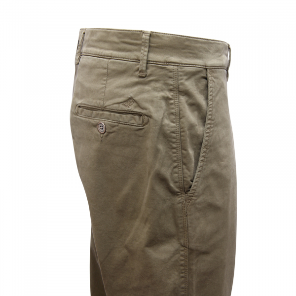 I7751 PANTALONE UOMO BROOKSFIELD SLIM FIT MAN TROUSERS GREEN