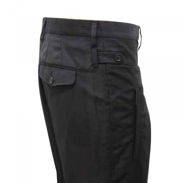 I7808 PANTALONE UOMO GAZZARRINI MAN WOOL/LINEN TROUSERS