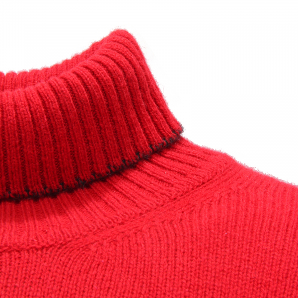 I8007 DOLCEVITA UOMO H953 MAN WOOL TURTLENECK SWEATER