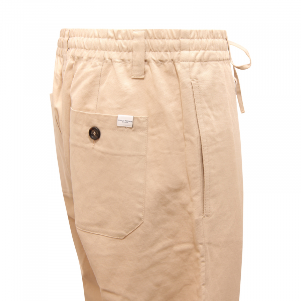 I8259 PANTALONE UOMO PAOLO PECORA MAN LINEN MIX TROUSERS