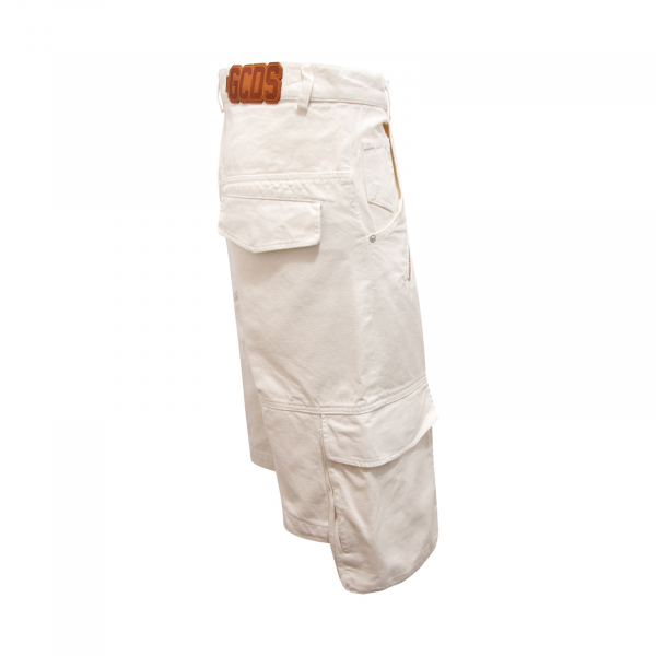 I8378 BERMUDA CARGO UOMO GCDS MAN DENIM SHORTS