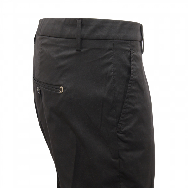 I8904 PANTALONE UOMO DONDUP GAUBERT MAN TROUSERS BLACK