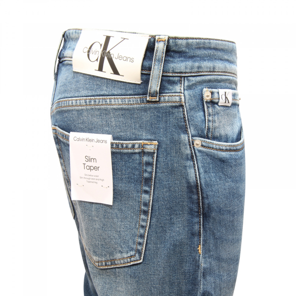 I8978 JEANS UOMO CALVIN KLEIN JEANS SLIM TAPER MAN TROUSERS