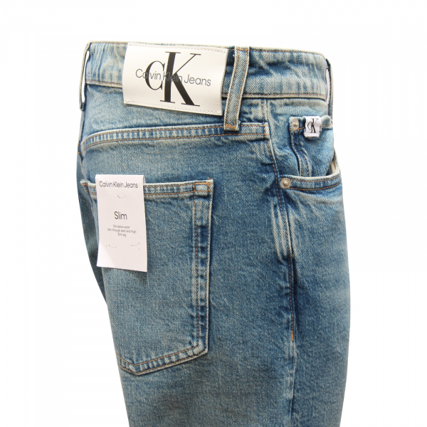 I8985 JEANS UOMO CALVIN KLEIN MAN DENIM TROUSERS 