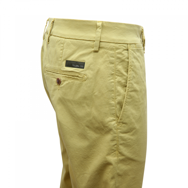 I9447 PANTALONE UOMO TELERIA ZED ROBIN SLIM17 MAN TROUSERS GREEN