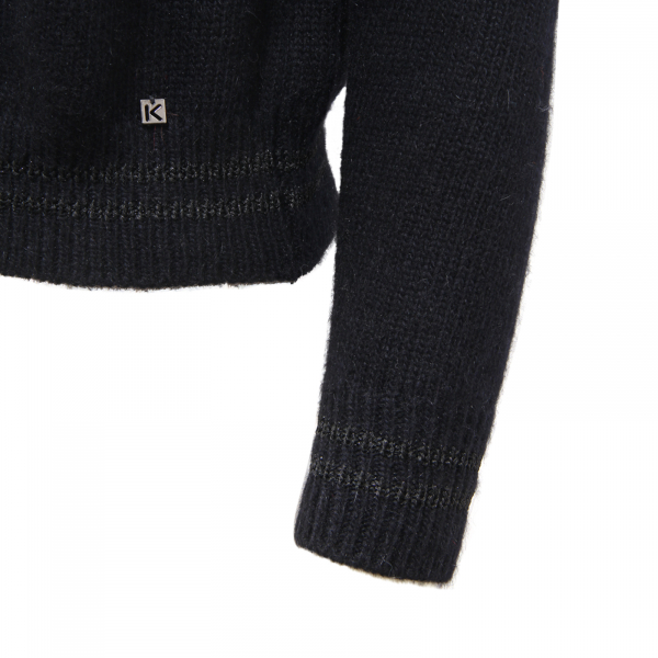 I9714 MAGLIONE DONNA KOCCA QUIET WOMAN WOOL BLEND SWEATER