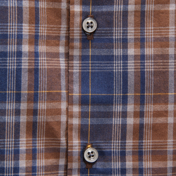 L0081 CAMICIA QUADRI UOMO BORDONI MAN CHECK SHIRT