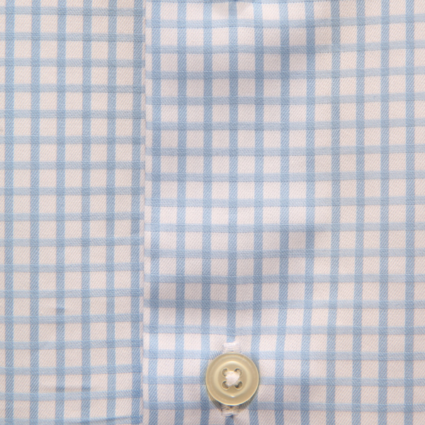 L0178 CAMICIA UOMO BORDONI MAN CHECKED SHIRT COTTON