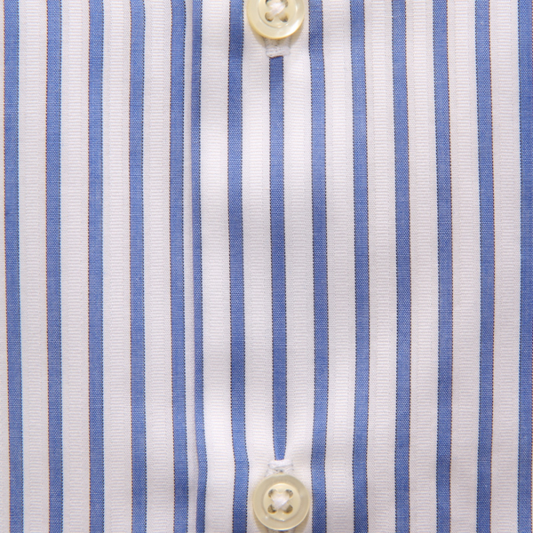 L0232 CAMICIA UOMO BORDONI MAN STRIPED SHIRT COTTON
