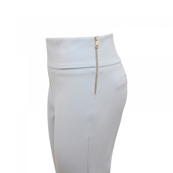 L0753 PANTALONE DONNA SANDRO FERRONE WOMAN TROUSERS LIGHT BLUE