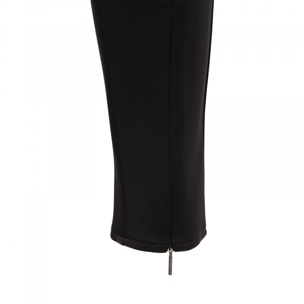 L0786 PANTALONE STRETCH DONNA CALVIN KLEIN WOMAN TROUSERS BLACK