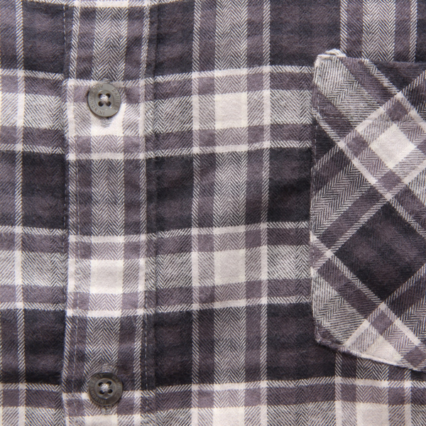 L1021 CAMICIA UOMO DANIELE ALESSANDRINI GREY MAN FLANNEL SHIRT