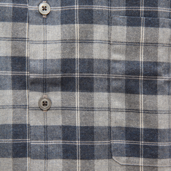 L1035 CAMICIA FLANELLA UOMO BORDONI MAN FLANNEL SHIRT